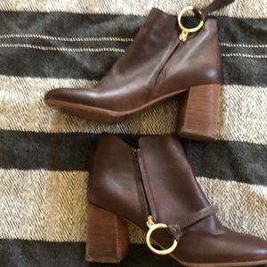 See by Chloe brown booties. Size 41.
